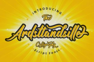 Ardsttandsille Font for Creative Projects