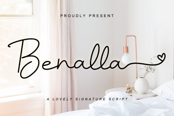 Benalla Font for Creative Makers