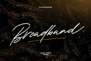 Broadband Font for Bold Campaigns