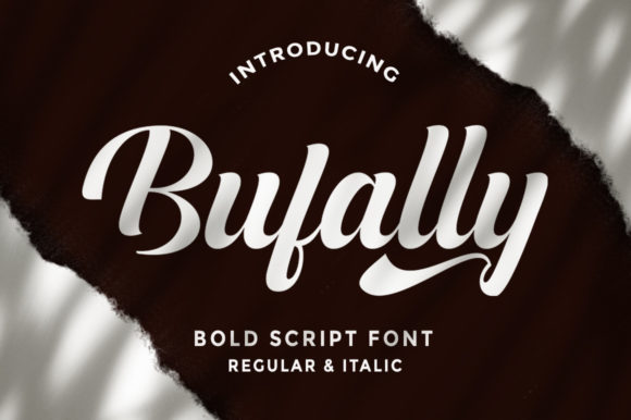 Bufally: A Vintage Script Font for Impactful Campaigns
