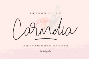 Carmelia Font: Elegant Script for Designers