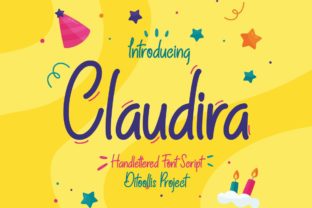 Claudira Font: Playful Script for Creative Makers