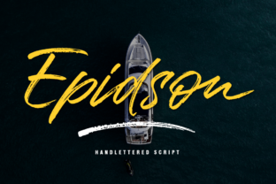 Epidson: A Bold Script Font for Creative Campaigns
