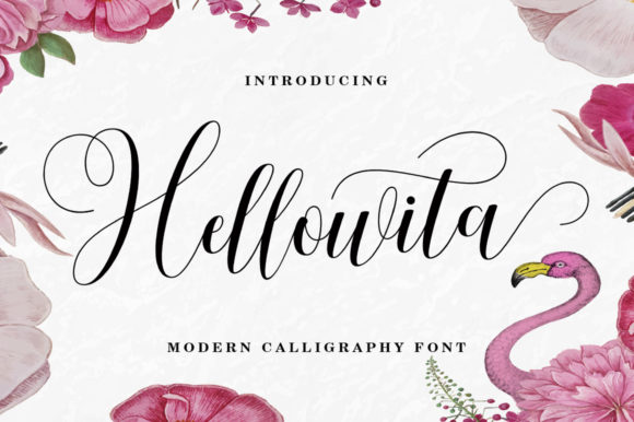 Hellowita Font: Elegant Script for Digital Design