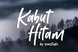 Kabut Hitam: A Modern Script Font