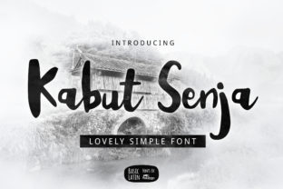Kabut Senja Font for Creative Design