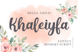 Khaleiyfa: Elegant Script Font