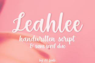 Leahlee Duo Font for Business Branding