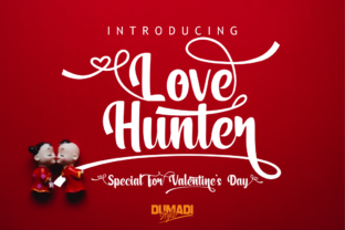 Love Hunter Font for Romantic Campaigns