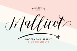 Mallicot: A Script Font for Creative Publishing
