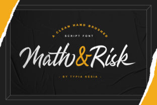 Math and Risk Font for Bold Design