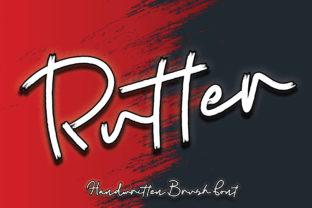 Rutter Font for Creative Projects