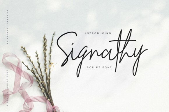 Signathy: A Elegant Script Font for Business Branding