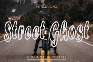 Street Ghost Font: Elegant Script for Editorial Design