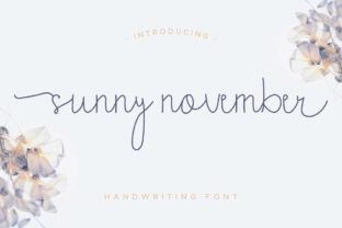 Sunny November Font for Business Branding