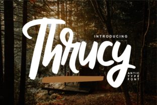 Thrucy Font: Elegant Script for Creative Makers