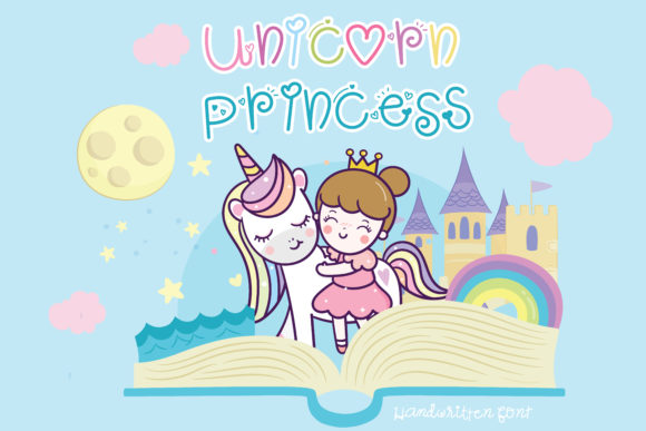 Unicorn Princess Font for Creative Projects