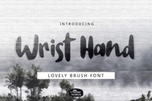 Wrist Hand Font for Creative Brands